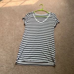 Black and white striped shirt